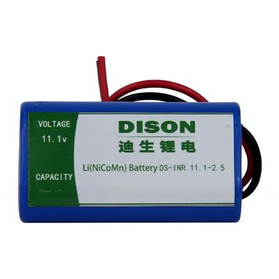 NMC Cylindrische lithium-ionbatterij 10.8V 2.6Ah 2C ontladingspercentage Batterijpakket voor LED noodlicht