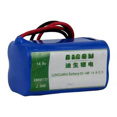 2C-ontladingssnelheid 14,8v 2,5Ah NMC Lithium-ion Li NiCoMh-accu voor robotreiniger
