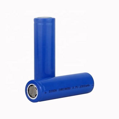 INR8650 3.7v 2300mAh NCM Li NiCoMh Lithium Ion batterijcellen met zelfbescherming PTC CID