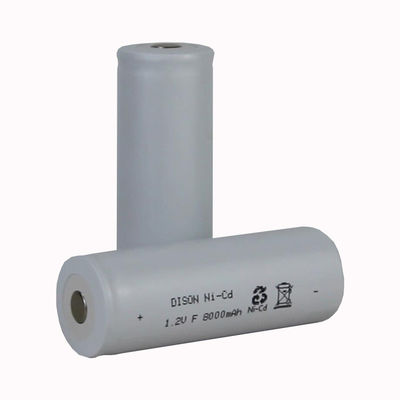 Oplaadbare NiCd KRH33/91 F 1.2V 7Ah -40C lage temperatuur batterijcellen